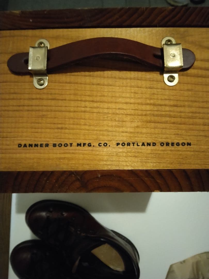 Danner ハイカットブーツ ダークブラウン 木箱付きコードバン