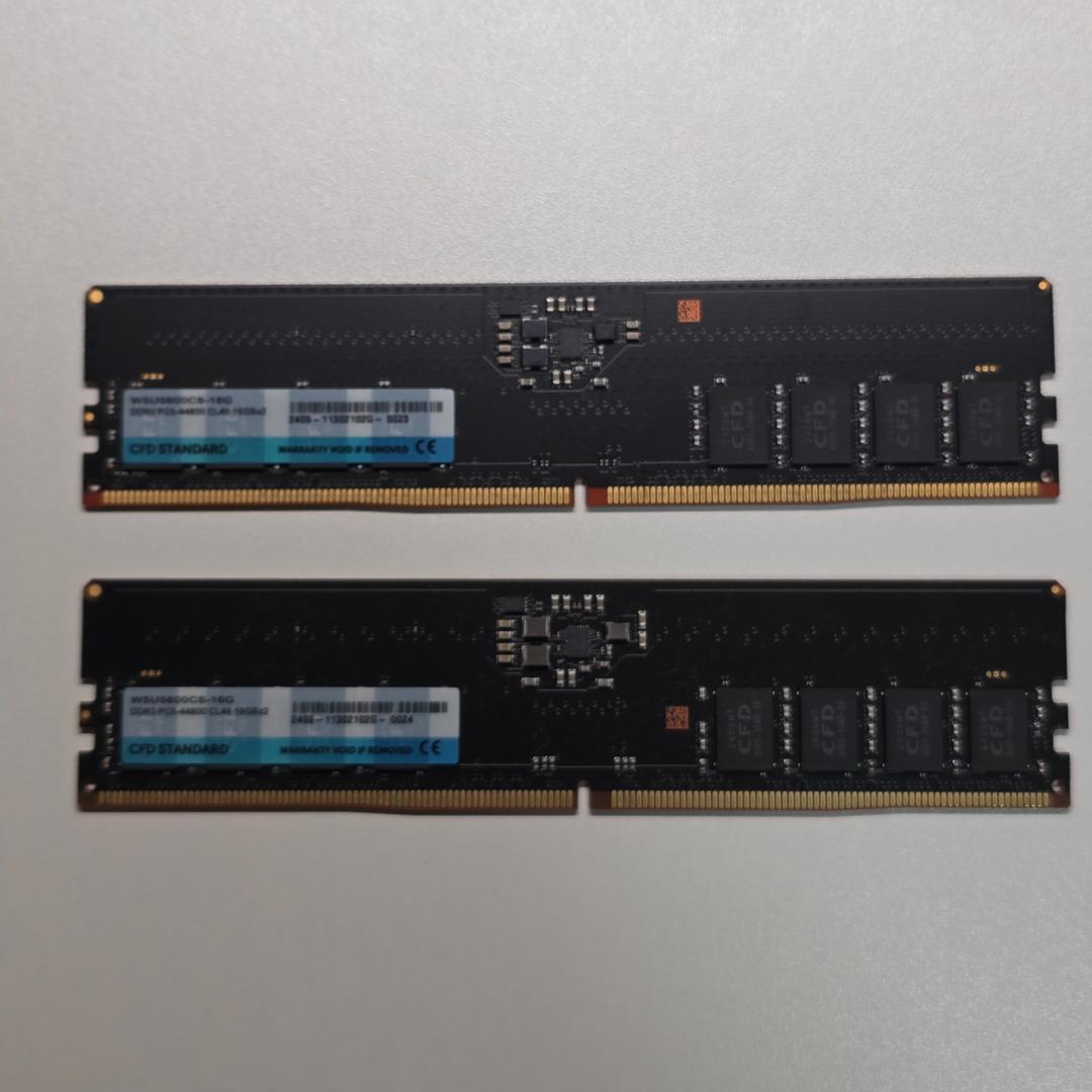 CFD DDR5-5600 (PC5-44800)16GB×2枚 (32GB)