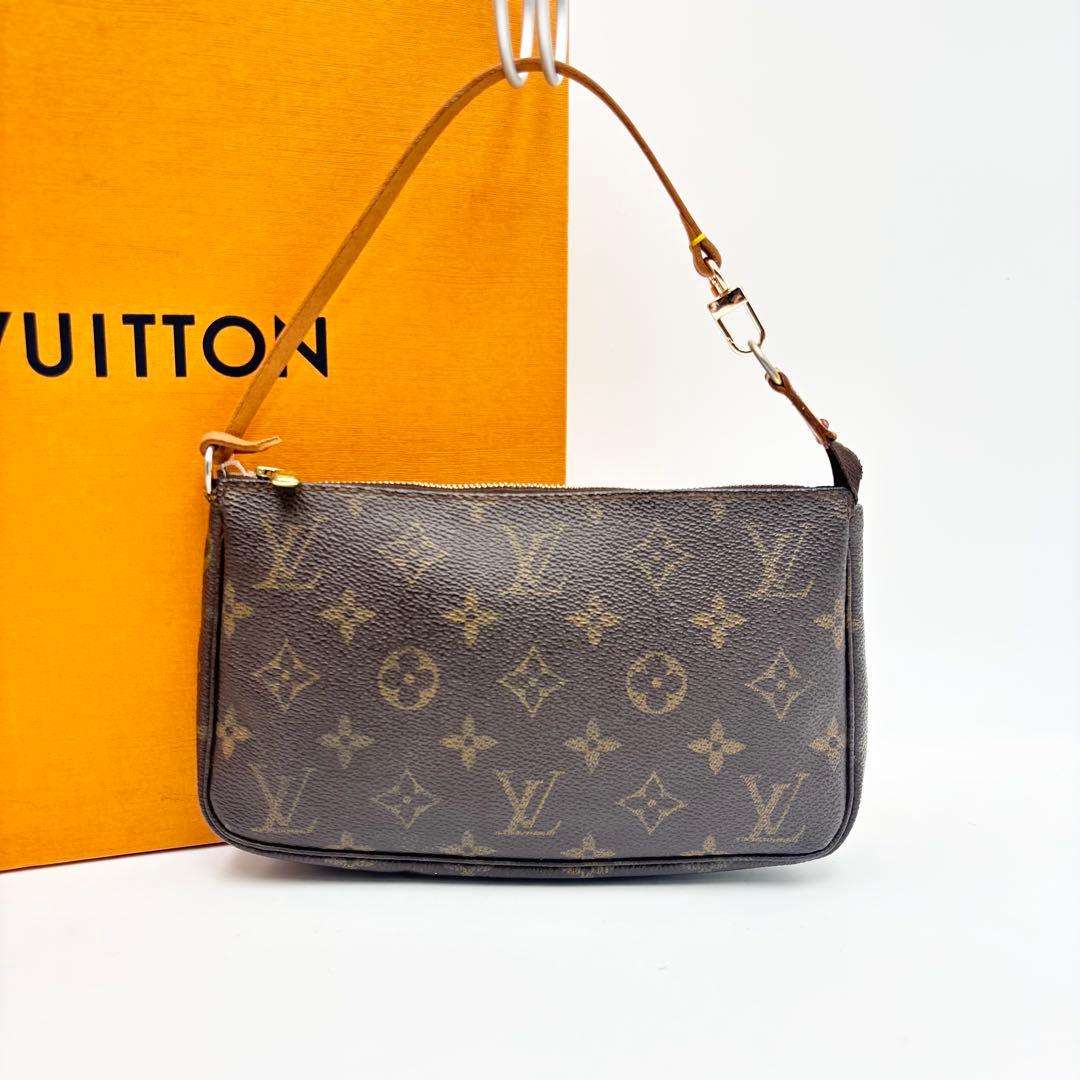 ルイヴィトン 　ポシェット アクセソワール アクセサリーポーチ ハンドバッグ