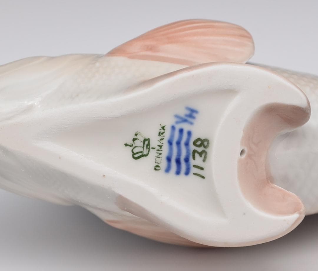 スズキ　魚　＃1138　★ロイヤルコペンハーゲン　デンマーク　ヴィンテージ