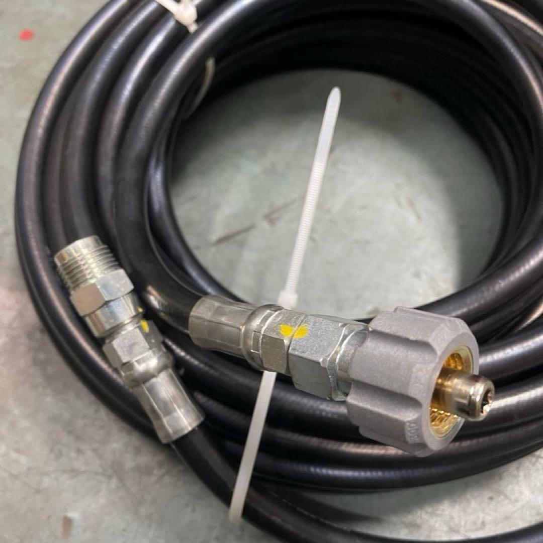 【新品・未使用】スーパー工業高圧洗浄機用ホース 20m・3/8・耐圧16MPa