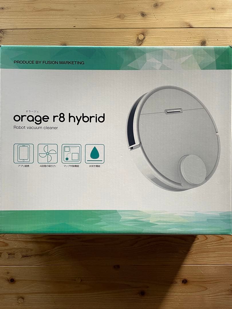 orage r8 hybrid ロボット掃除機　ごろグラ×シスコーン