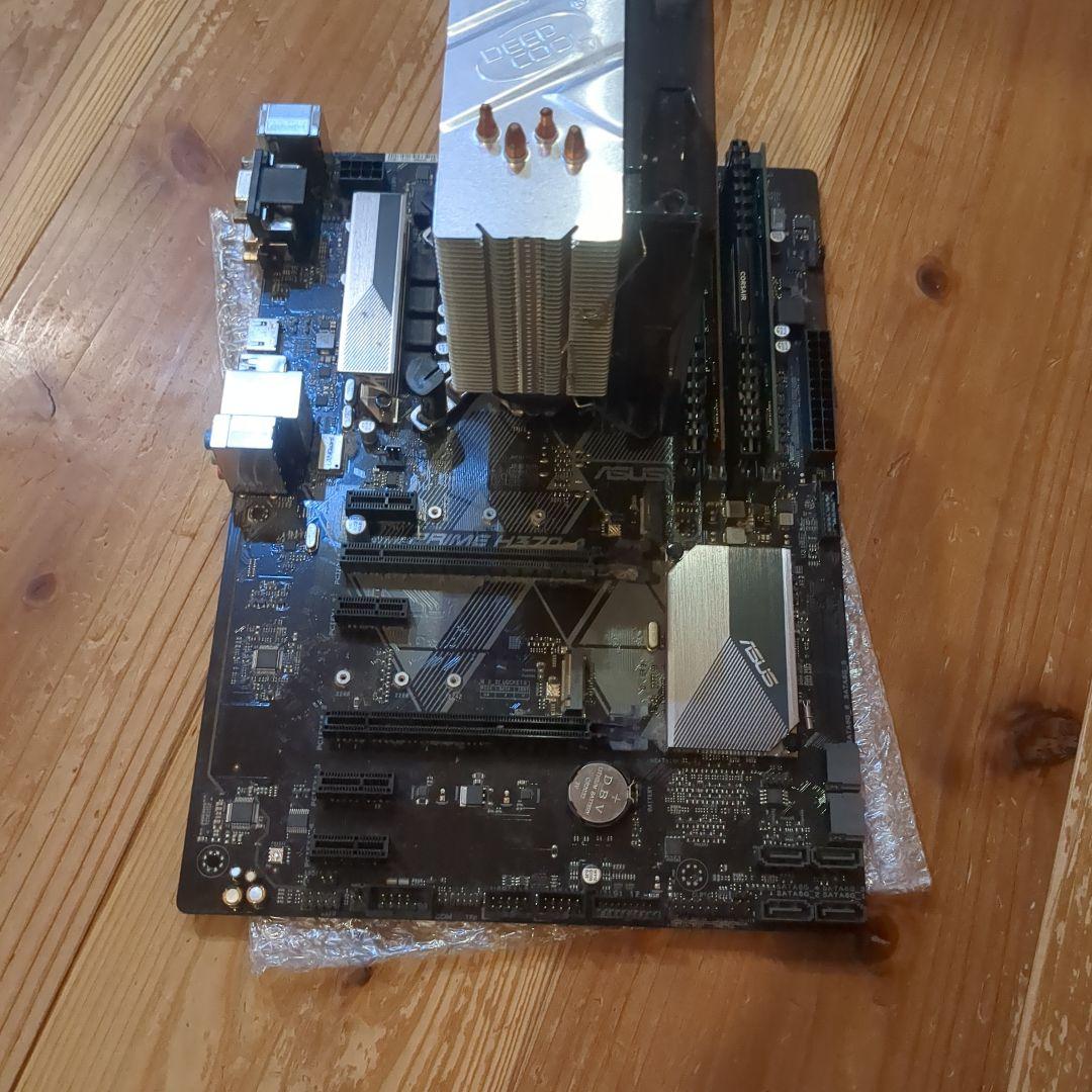 ASUS マザーボード i7-8700k メモリ4GB×4 ジャンク 動作未確認