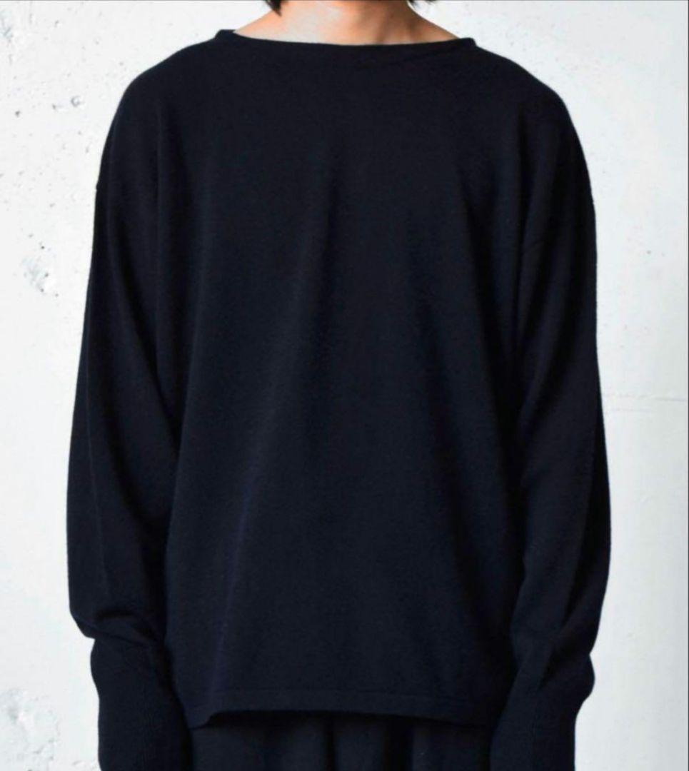 COMOLI 22aw カシミヤコモリニット Navy