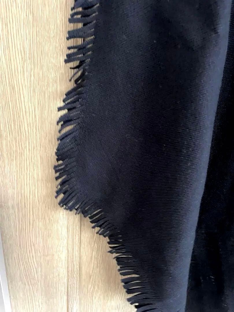 ISSEY MIYAKE 黒 フリンジ サルエルパンツ