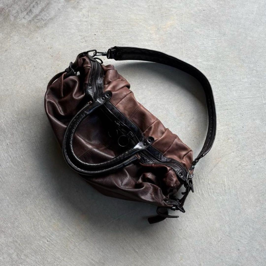 00s vintage hand bag shoulder y2k ダークウェア