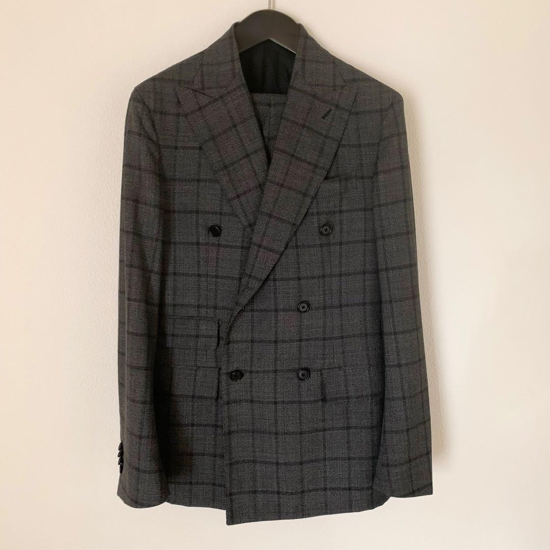 【最終値下げ】De Petrillo デペトリロ ダブルスーツ ウール 46