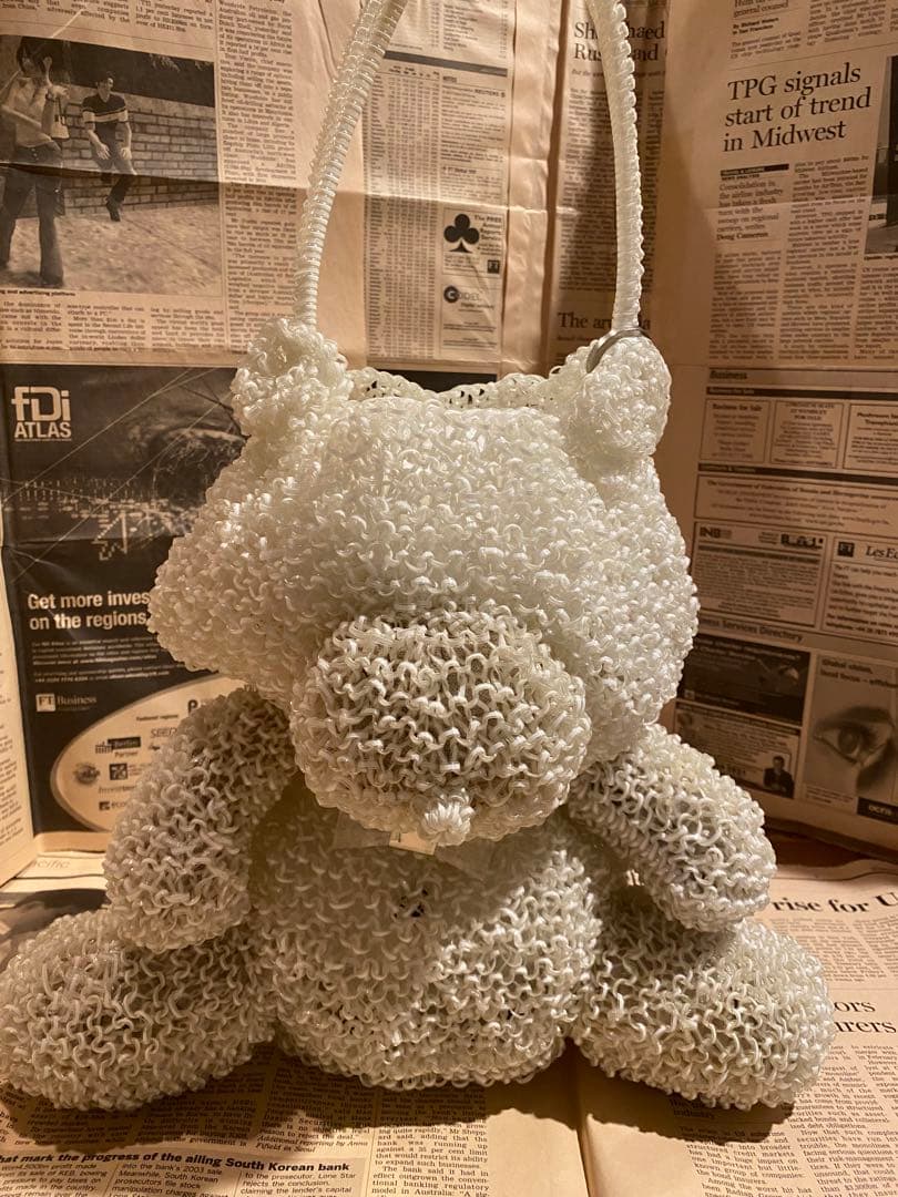 アンテプリマ☆真っ白いクマさんバッグ