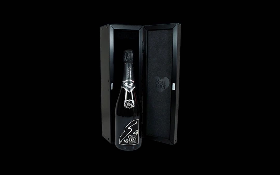 ソウメイ ブラック 正規品 シャンパン ケース付き