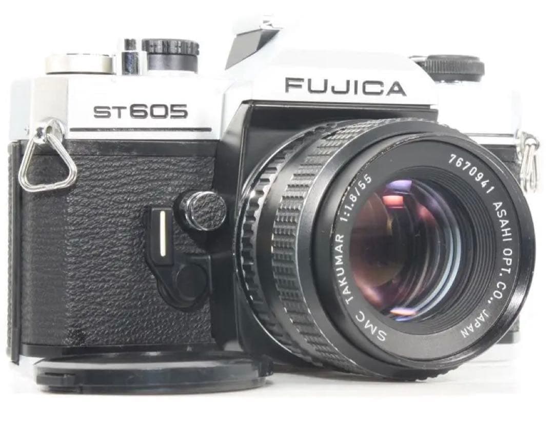整備品　FUJICA ST605 フィルム一眼レフTAKUMAR 55 f1.8