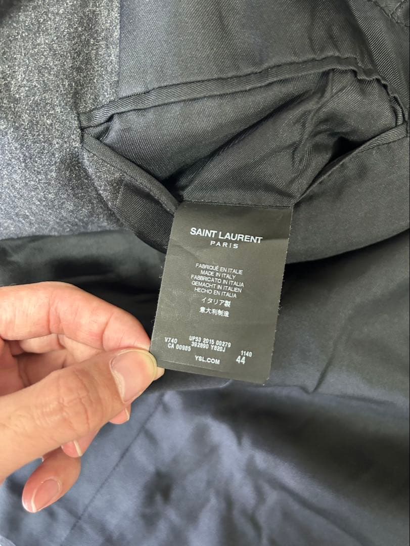 Saint Laurent Paris AW15 ウール　1B テーラード　44