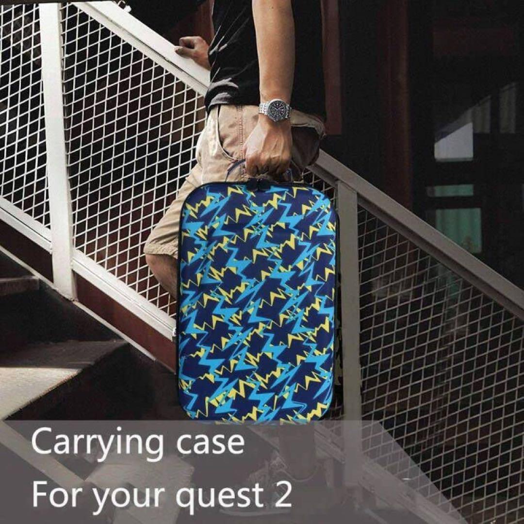 一点のみ✨Zaracle ハード VRケース Quest2 ブルー