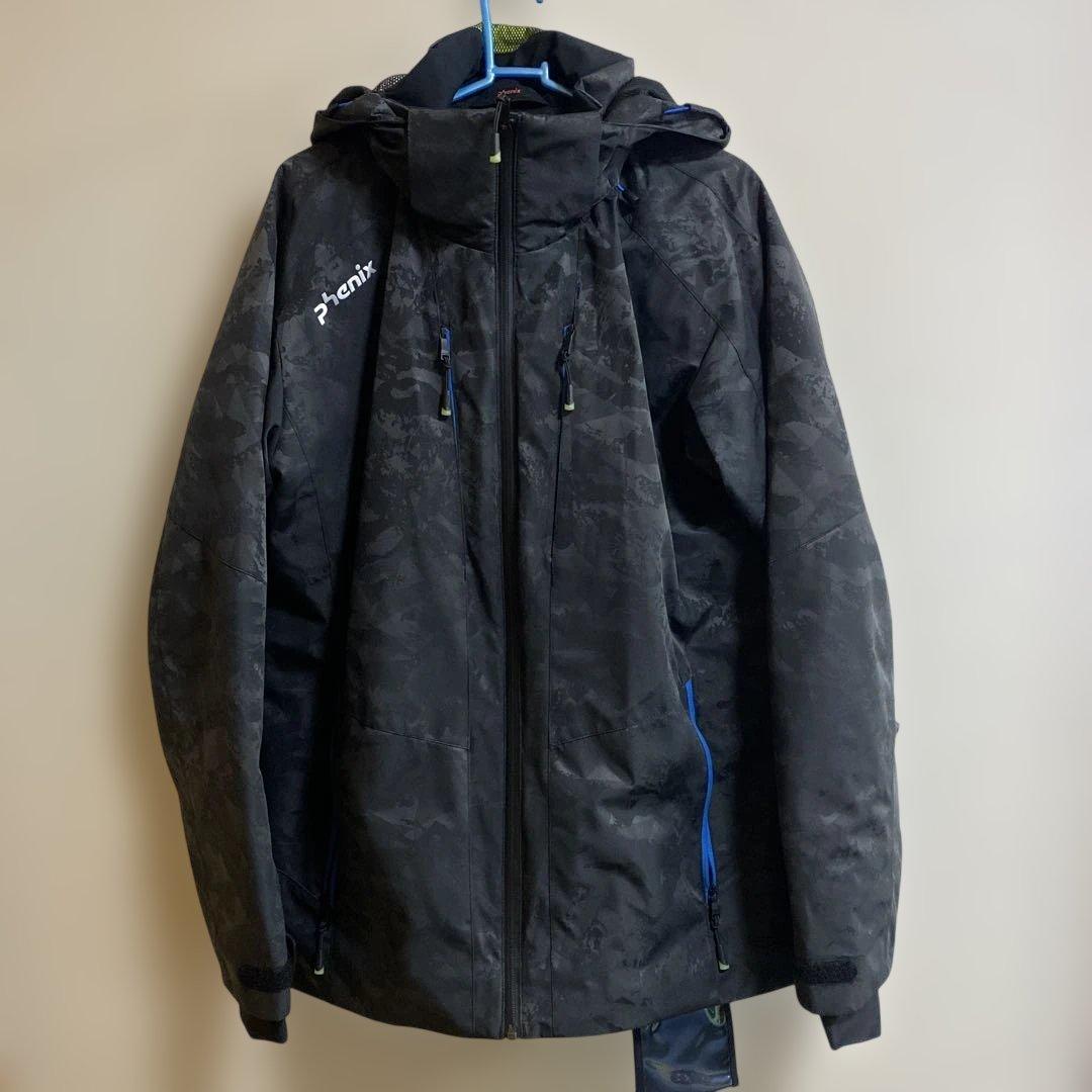 フェニックス　黒　ブラック　カモフラージュ スキーウェア　ジャケット