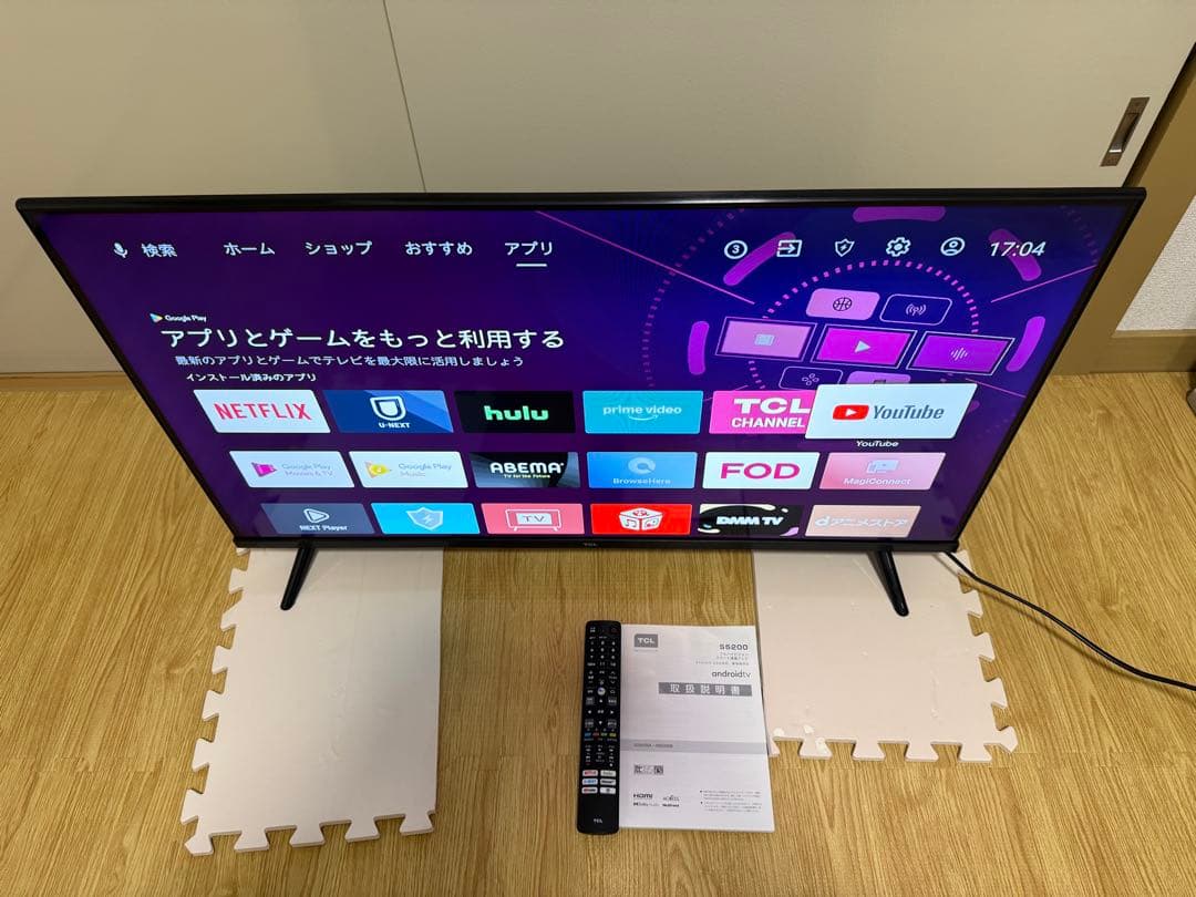 美品TCL 40S5200B 2022年製　⭕️ 地上 BS/CS、スマートテレビ