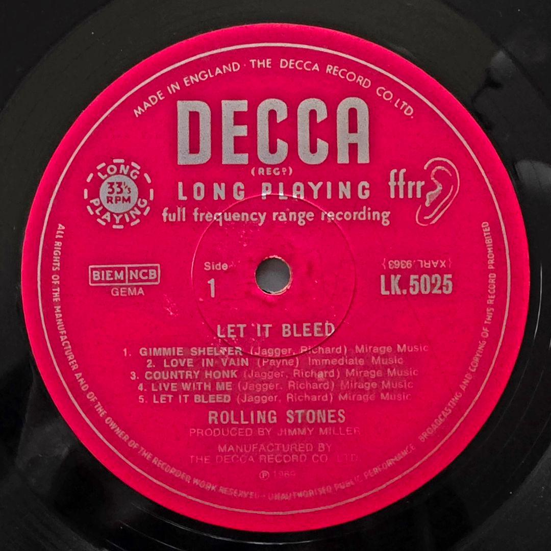 凱*門様 美品 初期UKモノラル盤 ローリングストーンズ LP レット・イット・