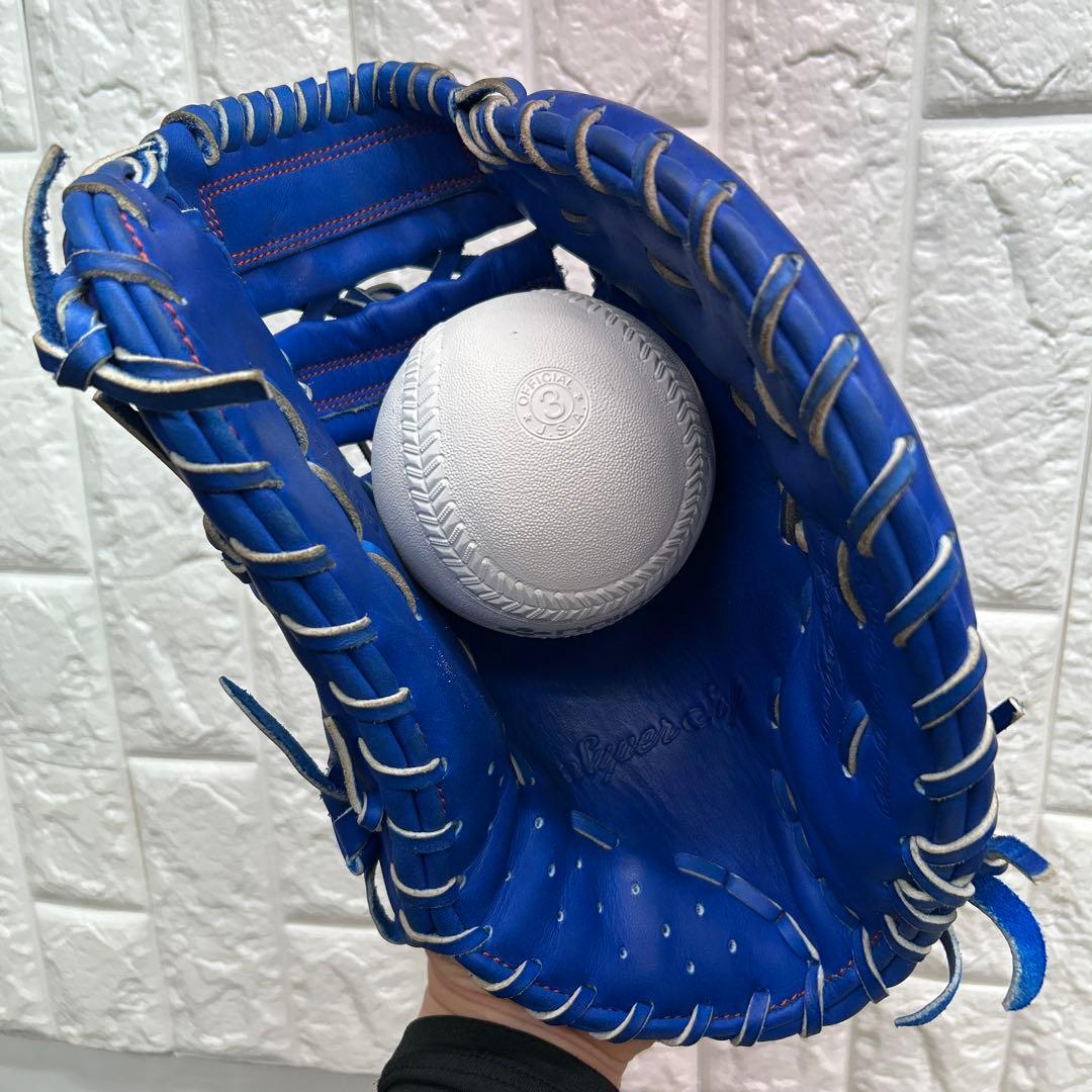 【美品】野球 グローブ 一般 軟式 ファーストミット SSK