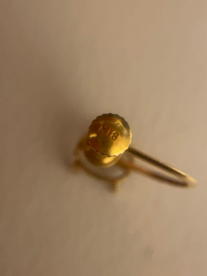 k18イヤリング　片方のみ　0.6g