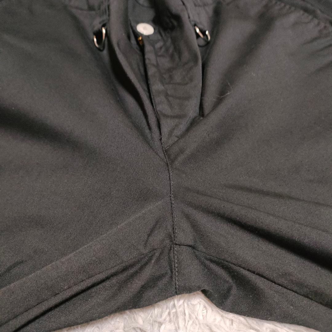 RALEIGH ラリー ブラック チノパン　パンツ　ワンポイントロゴ　Y2K 黒