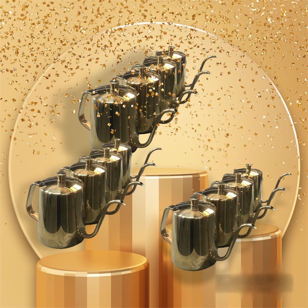 ヴィンテージベトナム製ポットセット含むティーポットとカップセットメタルカップ