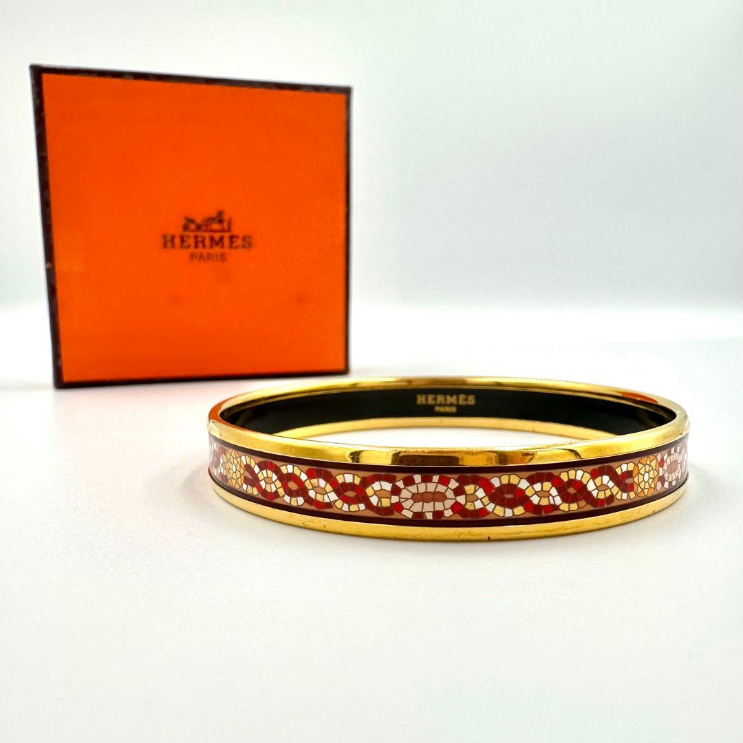 HERMES エルメス バングル ブレスレット エマイユ