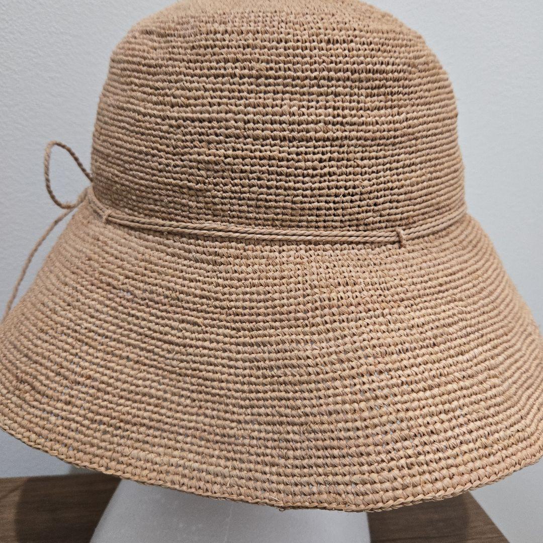 ヘレンカミンスキー✨ラフィアハット✨ベージュ広つば帽子