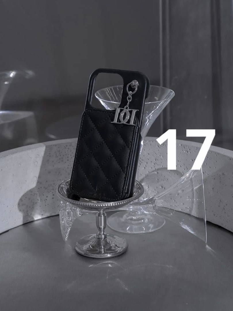 Darich キルティングミラーDDチャームiPhoneケース iPhone17