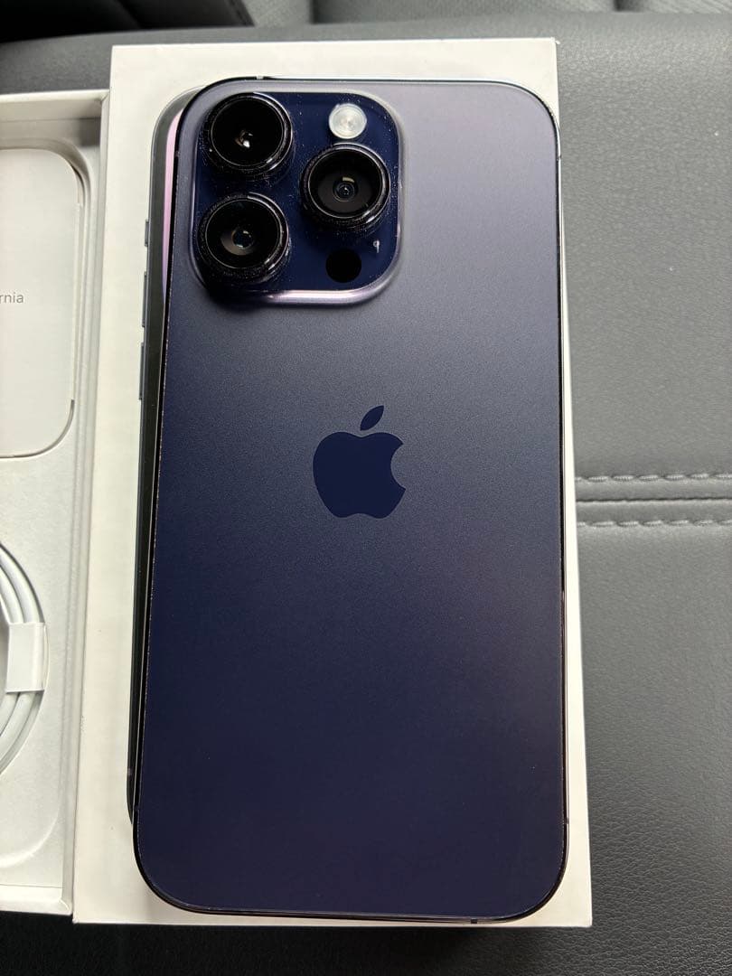 21時まで限定価格！iPhone 14 Pro ディープパープル simフリー