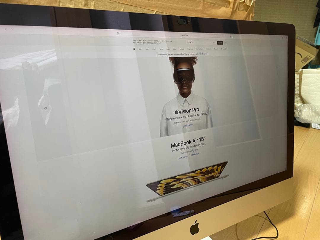 Apple iMac 5k Late2015 メモリ24GB 画像編集