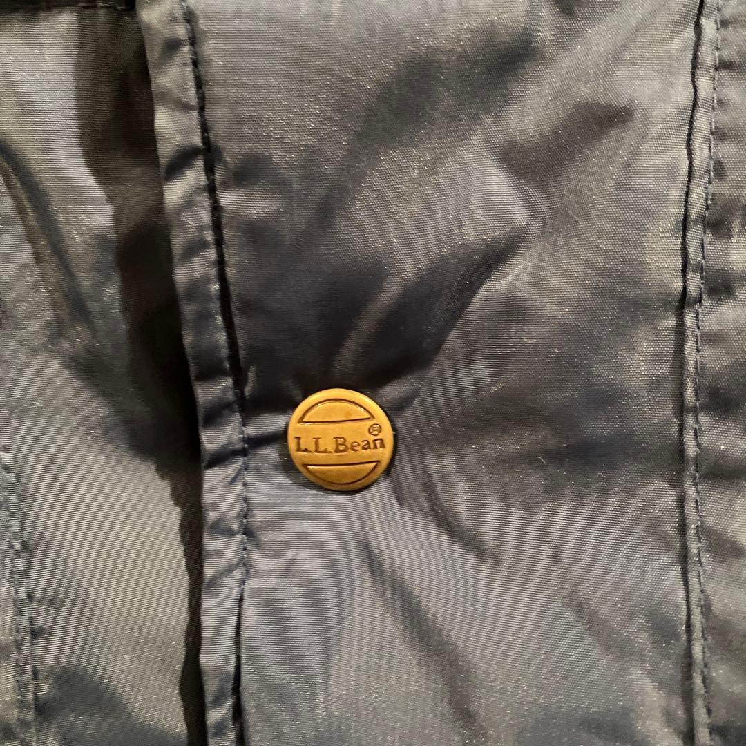 90s L.L.Bean グースダウンベスト ブルー メンズL 大阪古着屋購入