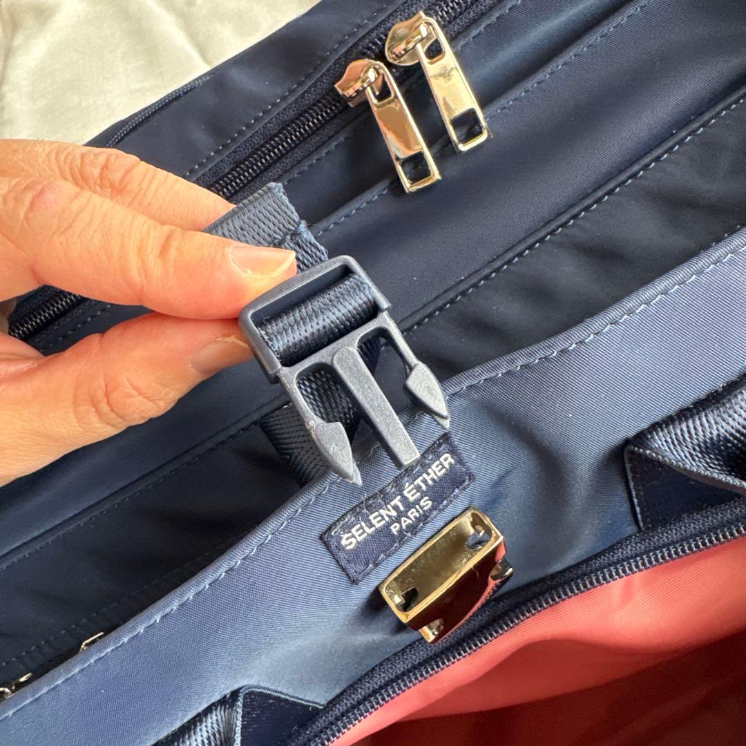 SELENT ETHER セレーンエーテル　ネイビー 36トートバッグ