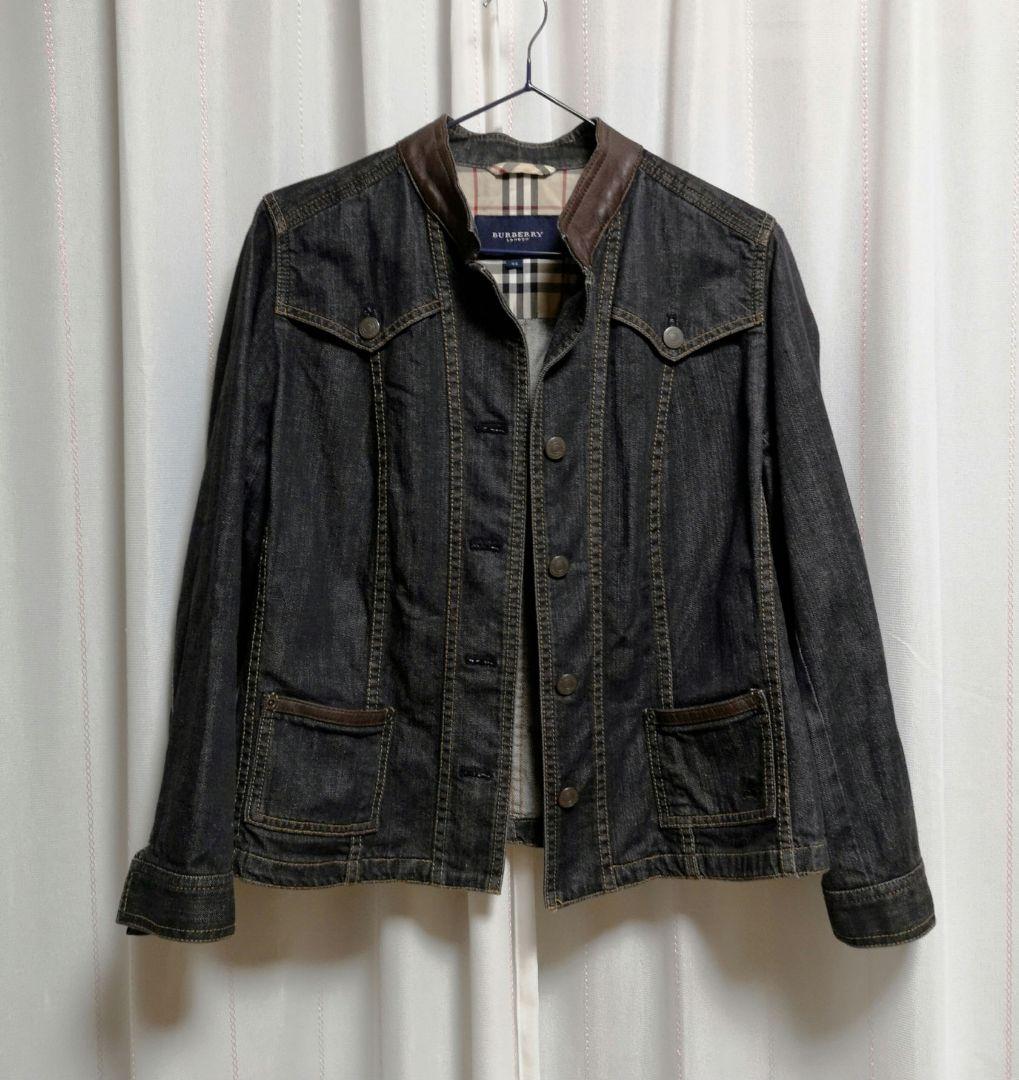 BURBERRY ブラック デニムジャケット Ｇジャン 44