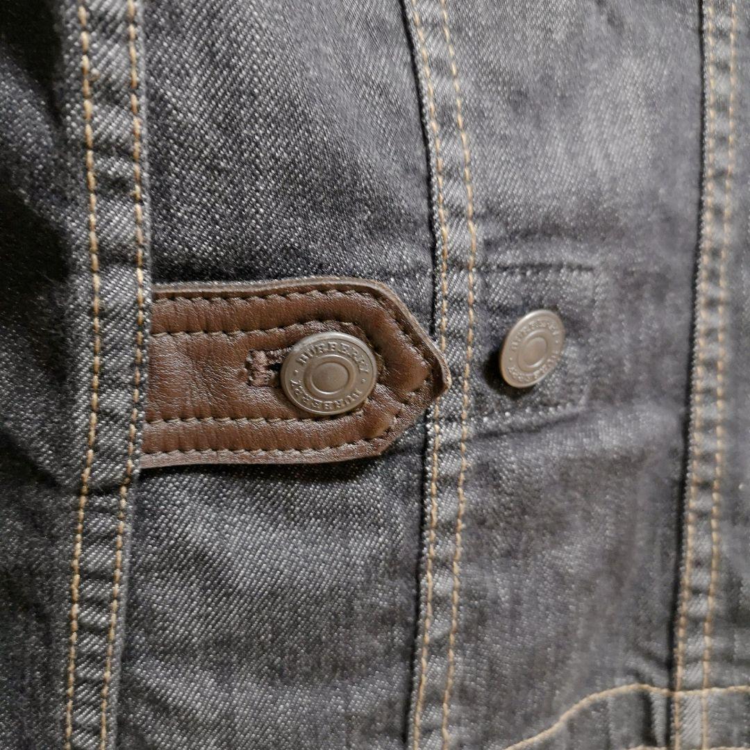 BURBERRY ブラック デニムジャケット Ｇジャン 44