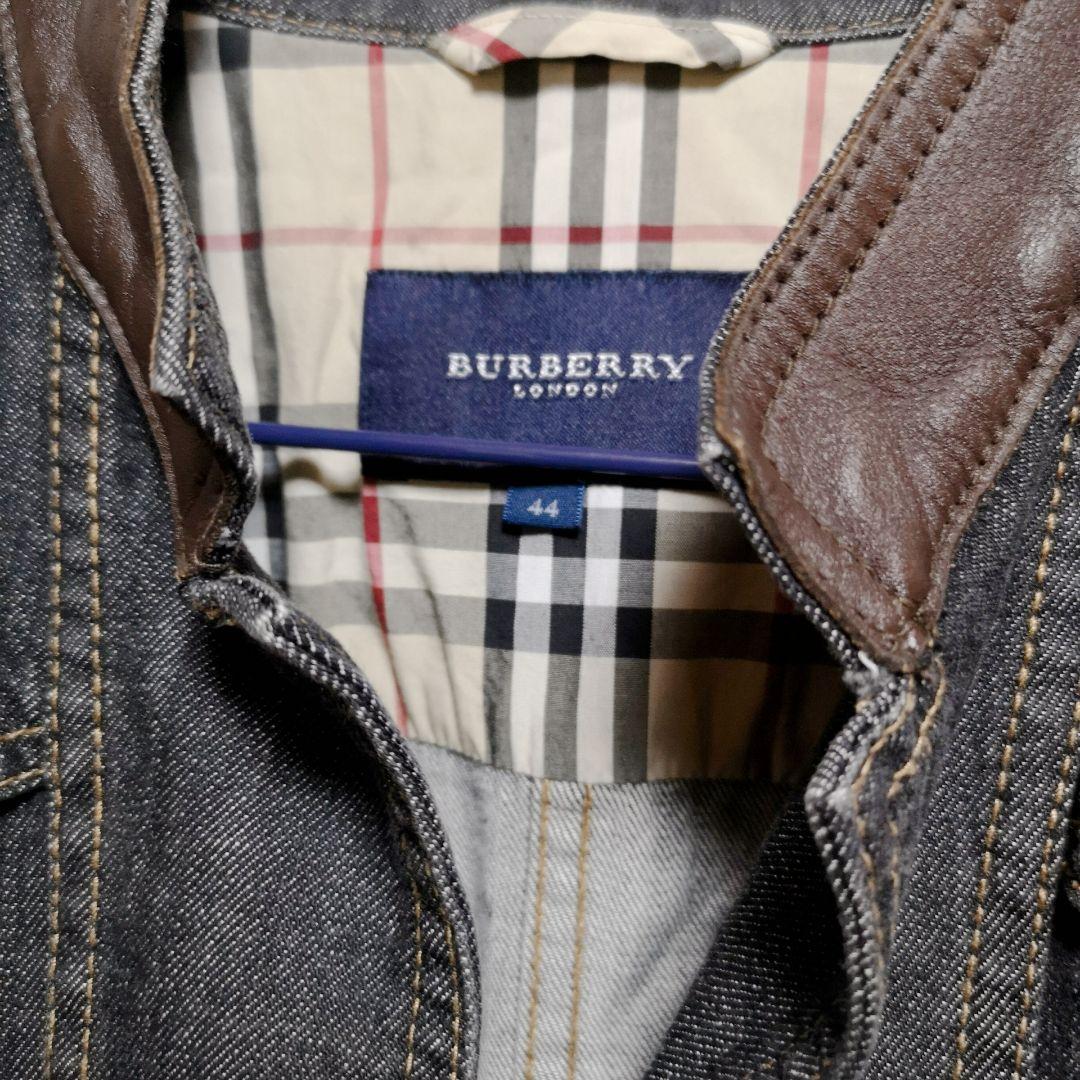 BURBERRY ブラック デニムジャケット Ｇジャン 44