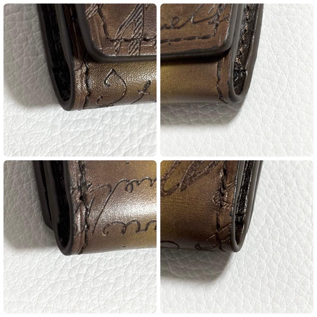 BERLUTI / インブイア スクリットレザー カードホルダー 名刺入れ