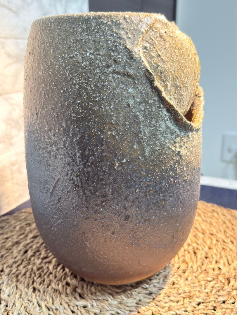 ☆美品☆信楽焼　電動つくばい 癒し