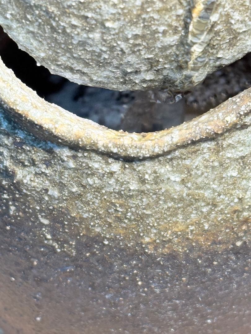 ☆美品☆信楽焼　電動つくばい 癒し