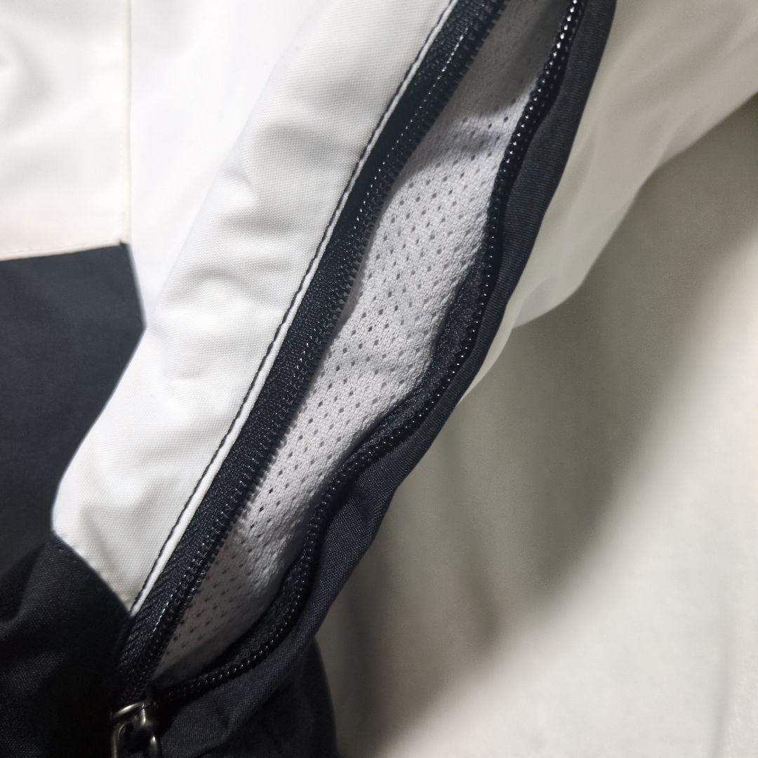 1回着 2024モデル kissmark スノボウェア 白 黒 L 上下セット