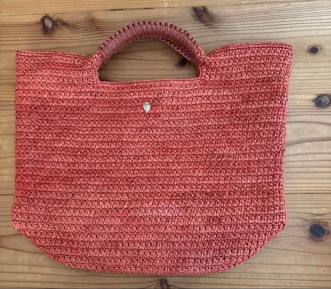 お値下げ☆美品☆ヘレンカミンスキー☆ラフィアトートバッグ