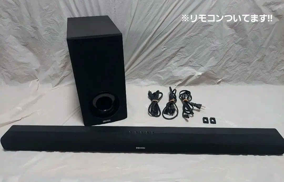 DENON DHT-S316 2021年製 サブウーファー、リモコン付き