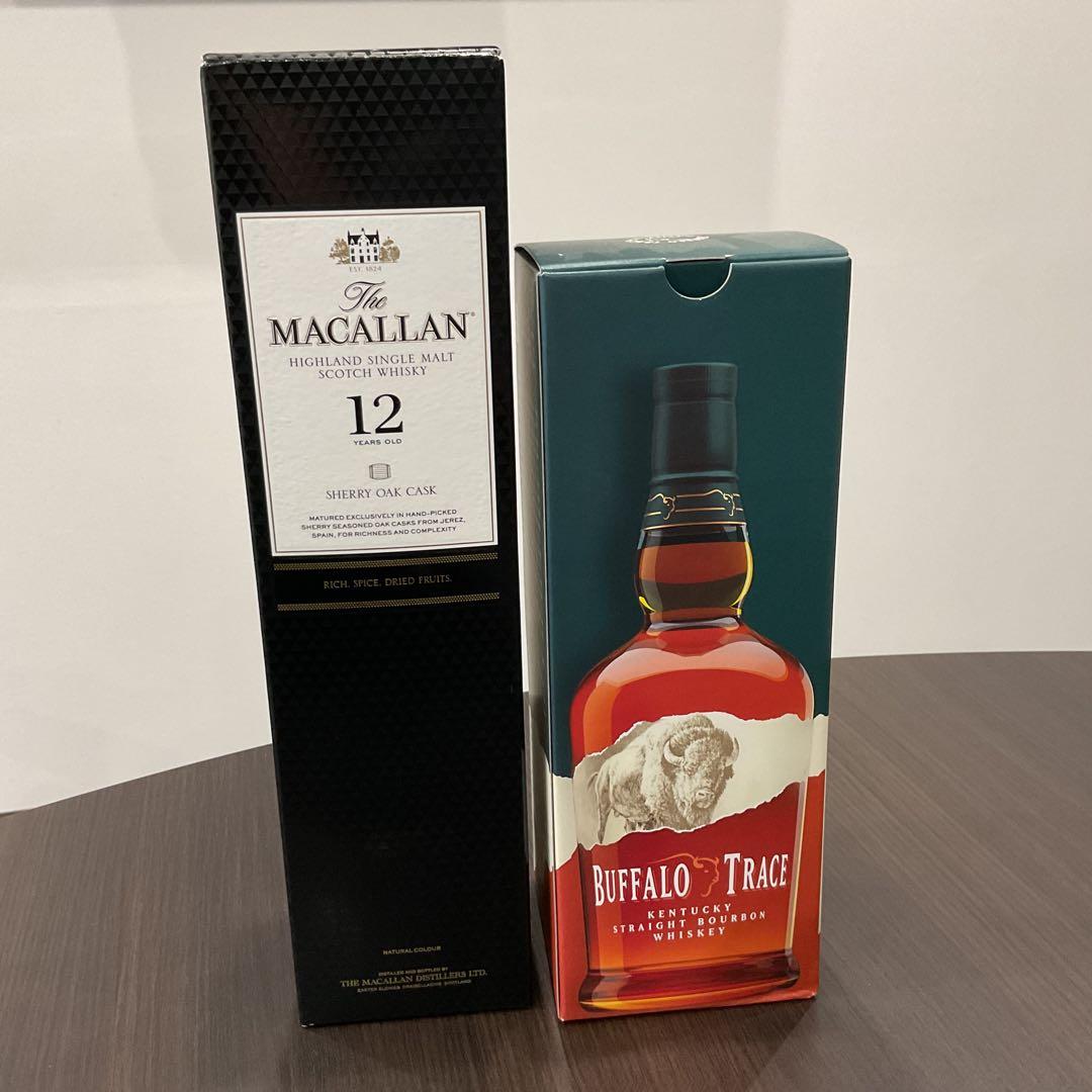 ス*ル様 2本セット The Macallan 12Year Old・バッファロ