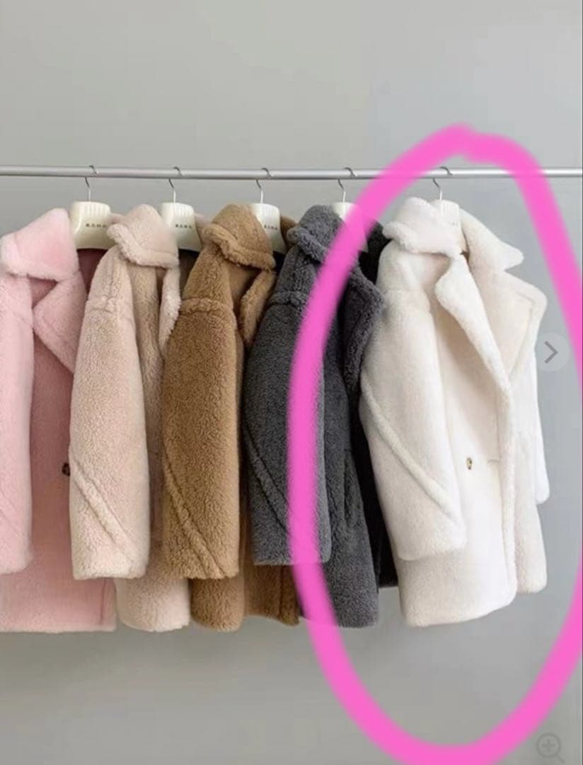 ema！テディベアrnyroom21　ベアミディアム丈コート 新品未使用