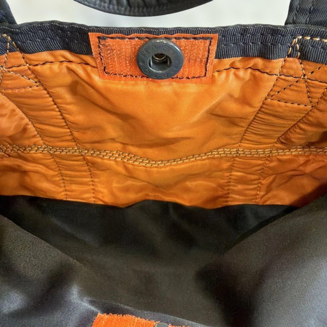 PORTER ミニボストンバッグ ドラム型 ブラック