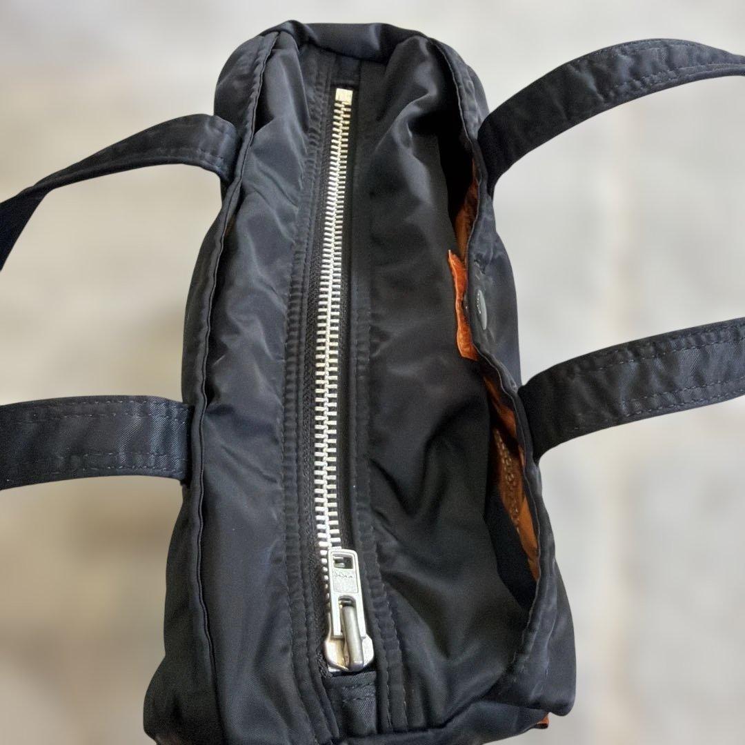PORTER ミニボストンバッグ ドラム型 ブラック