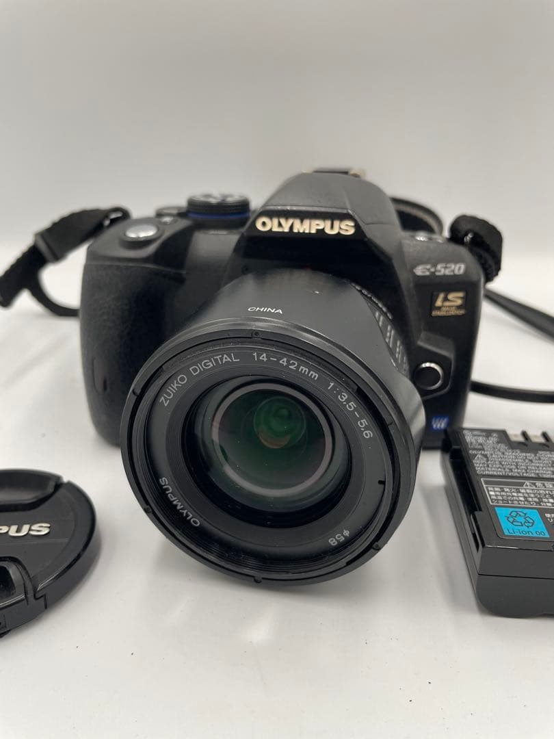 OLYMPUS E-520 レンズキット ZUIKO 14-42mm 一眼レフ