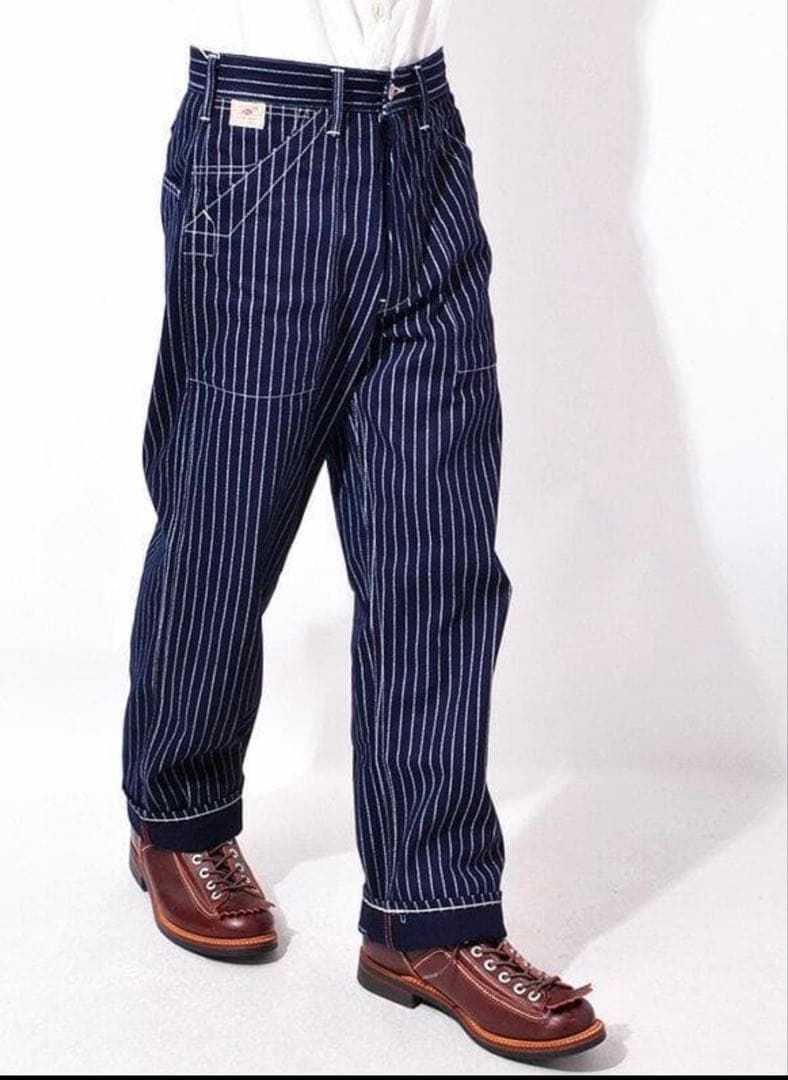 SUGAR CANE ウォバッシュ ストライプ ワークパンツ SC40786