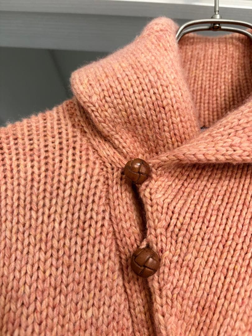 極上のとろける質感！ポロラルフローレン カシミヤ100% ショールカラーニット