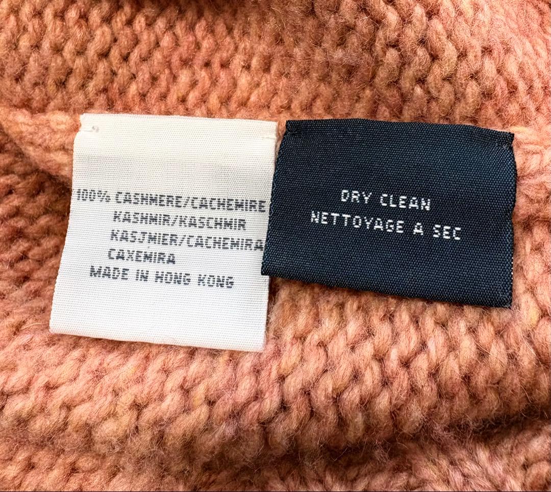 極上のとろける質感！ポロラルフローレン カシミヤ100% ショールカラーニット