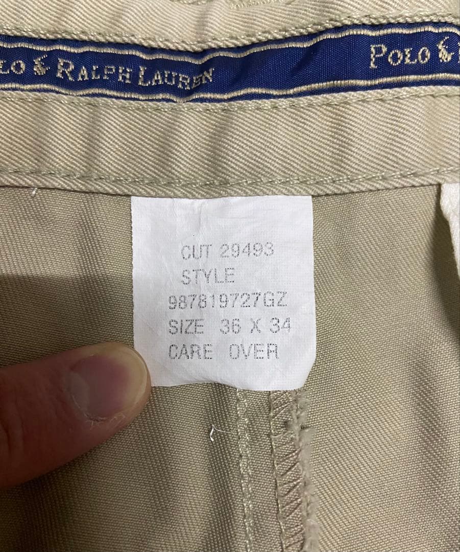 デッドストック ポロ ラルフローレン チノ アメリカ製 NOS ANDREW
