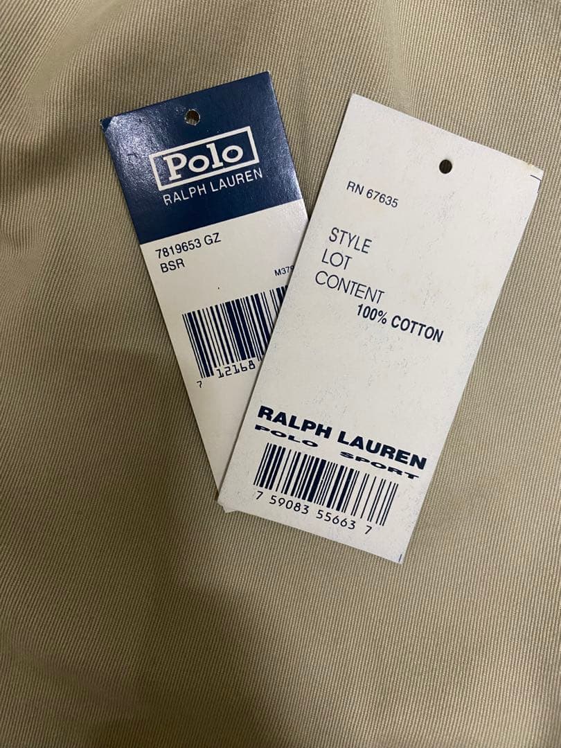 デッドストック ポロ ラルフローレン チノ アメリカ製 NOS ANDREW