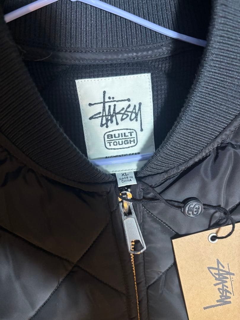 Stussy キルティングベスト DIAMOND QUILTED VEST xl